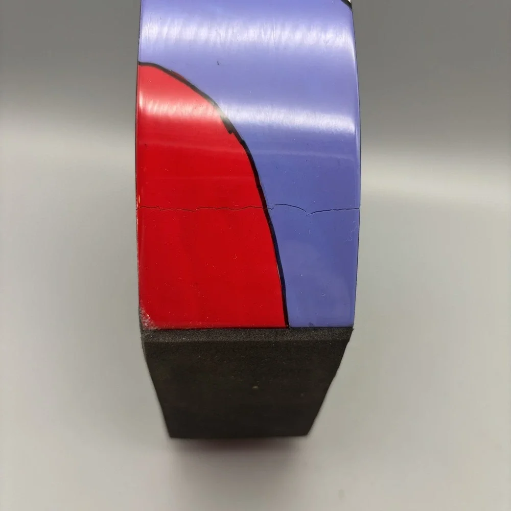 Art Deco Tea Light Candle Holders‎ Bright Colors Abstract Design Stackable